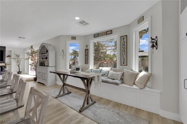 7211 Heggie Ave, Las Vegas, NV 89131 - living area with healthy amount of natural light, light wood-style flooring, recessed lighting, and baseboards