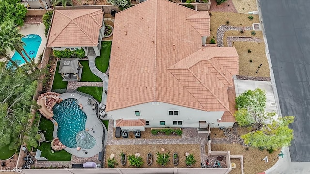 7211 Heggie Ave, Las Vegas, NV 89131 - drone / aerial view of a pool