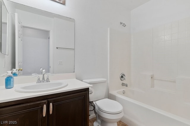 688 Castlebridge Ave, Las Vegas, NV 89123 - bathroom with toilet, vanity, and shower / bathtub combination