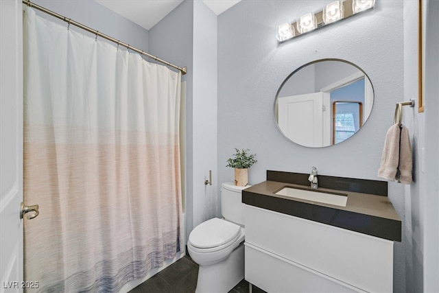 3171 Biccari Ave, Henderson, NV 89044 - bathroom featuring vanity, toilet, and tile patterned floors