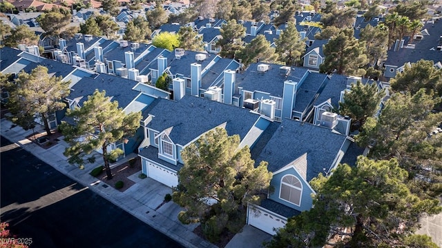 aerial perspective of suburban area