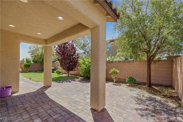 view of patio