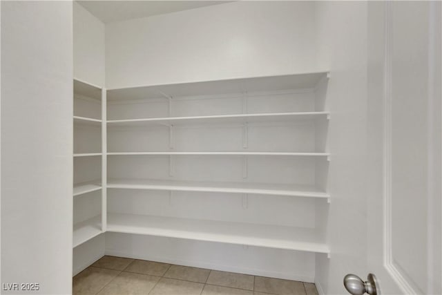 view of storage area
