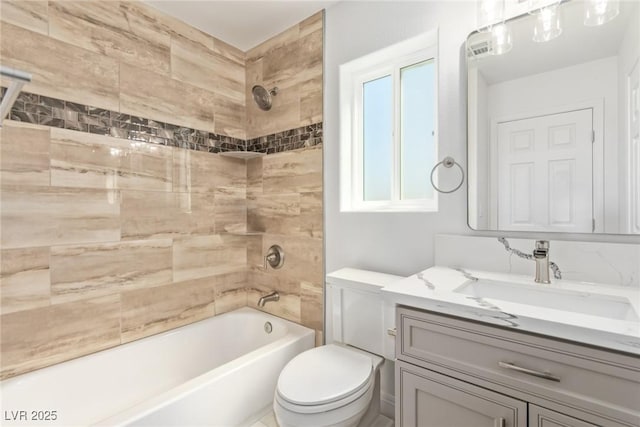 326 Fuente Dr, Henderson, NV 89014 - full bath featuring toilet, bathing tub / shower combination, and vanity