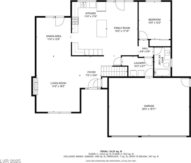 326 Fuente Dr, Henderson, NV 89014 - floor plan / room layout