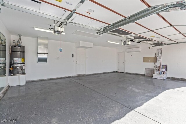 326 Fuente Dr, Henderson, NV 89014 - garage with strapped water heater and a garage door opener