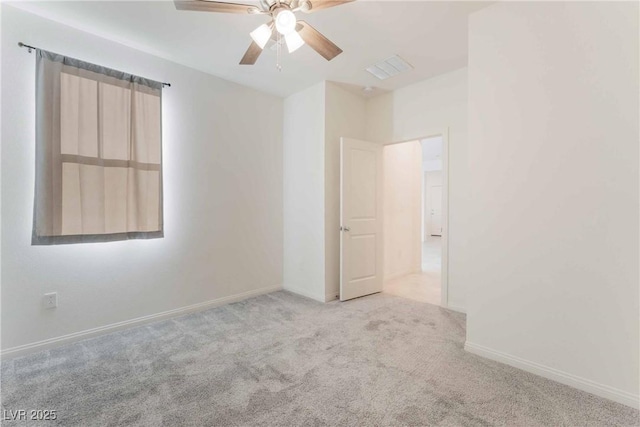 2824 Mozia Ct, Henderson, NV 89044 - unfurnished room featuring carpet floors, ceiling fan, and baseboards