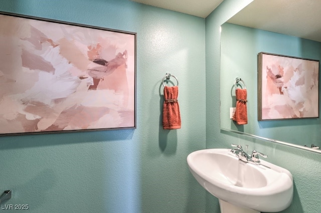 bathroom with a sink