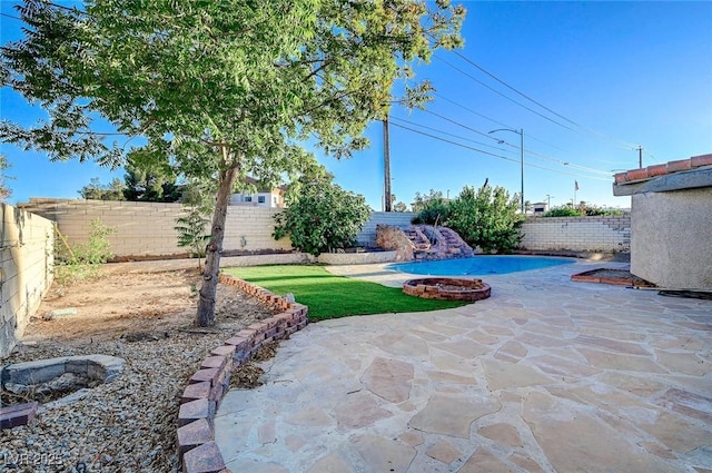 6771 Shelter Ln, Las Vegas, NV 89103 - view of patio / terrace with a fenced backyard