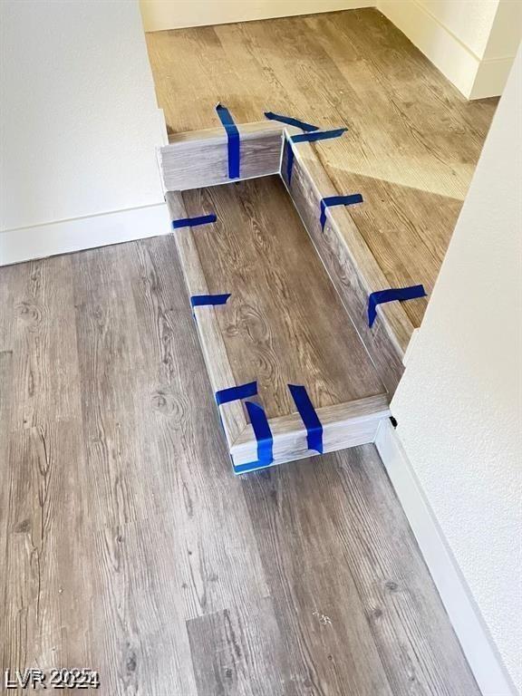 detailed view of wood finished floors