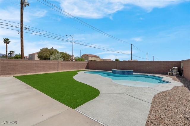 3556 Valley Lily St, North Las Vegas, NV 89032 - view of swimming pool with a patio