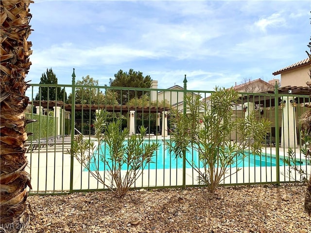 9236 Canalino Dr, Las Vegas, NV 89134 - community pool with fence