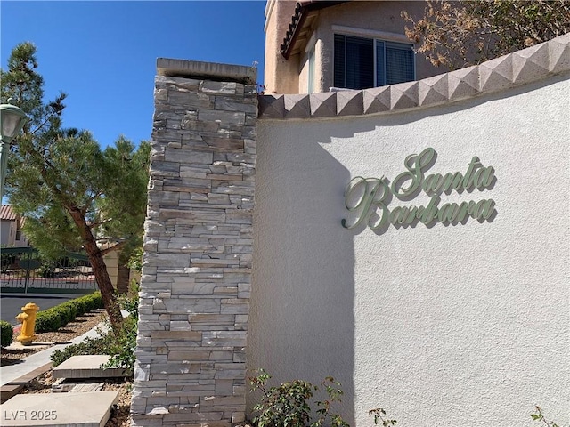 9236 Canalino Dr, Las Vegas, NV 89134 - exterior view of stucco siding