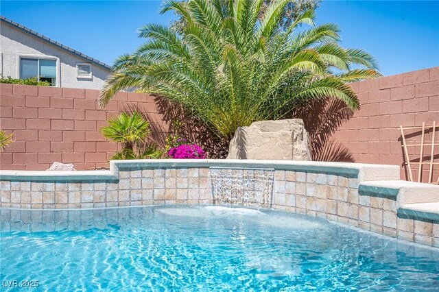 11112 Pine Greens Ct, Las Vegas, NV 89144 - view of pool with fence