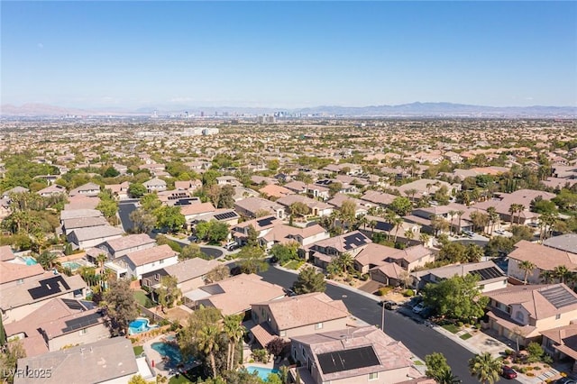 11112 Pine Greens Ct, Las Vegas, NV 89144 - view of property location with mountains and nearby suburban area
