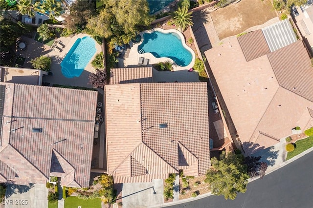 11112 Pine Greens Ct, Las Vegas, NV 89144 - drone / aerial view of a pool