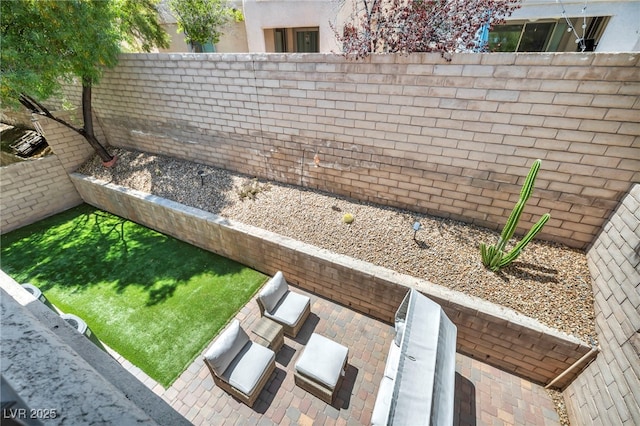 11908 Menchaca Ln, Las Vegas, NV 89138 - exterior view of a fenced backyard