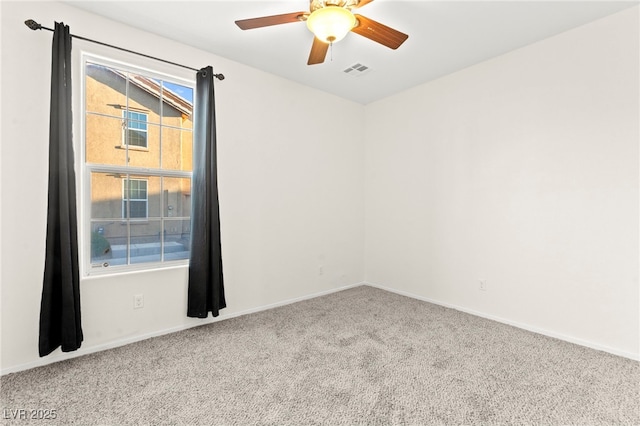 4533 Lime Straight Dr, Las Vegas, NV 89115 - unfurnished room featuring carpet floors, a ceiling fan, and baseboards