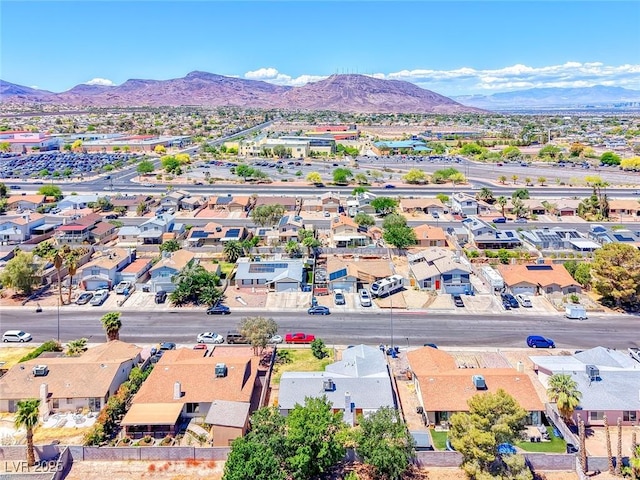 729 Scottsdale St, Henderson, NV 89002 - aerial view of residential area with a mountain backdrop