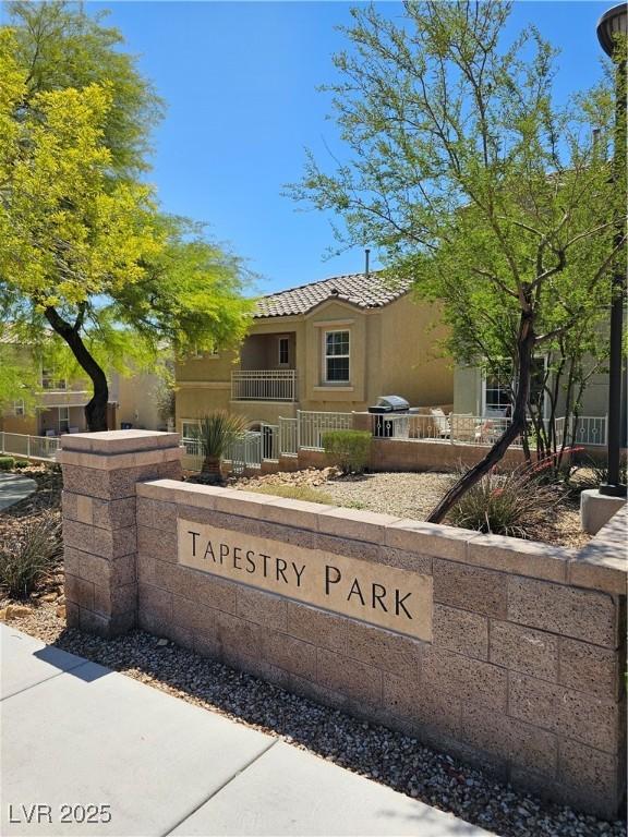 7461 Enviable Ct, Las Vegas, NV 89149 - view of community sign