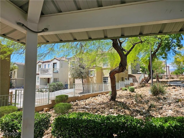 7461 Enviable Ct, Las Vegas, NV 89149 - view of patio / terrace featuring fence and a residential view