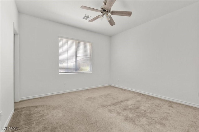 6854 Chargehand Ave, Las Vegas, NV 89156 - carpeted empty room featuring baseboards and a ceiling fan