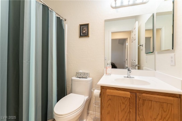 9986 Sand Key St, Las Vegas, NV 89178 - full bath with toilet, vanity, and a shower with shower curtain