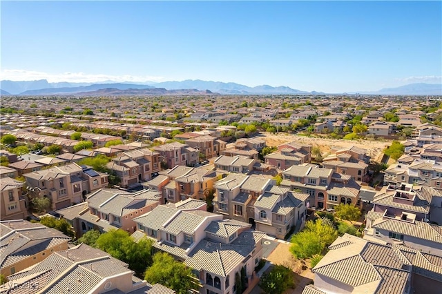 9986 Sand Key St, Las Vegas, NV 89178 - aerial view of residential area featuring mountains