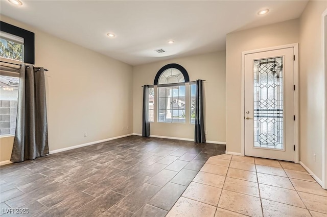 10212 Donald Weese Ct, Las Vegas, NV 89129 - entryway featuring healthy amount of natural light, recessed lighting, and baseboards
