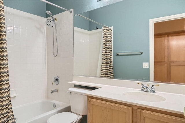 10212 Donald Weese Ct, Las Vegas, NV 89129 - bathroom featuring toilet, bathtub / shower combination, and vanity