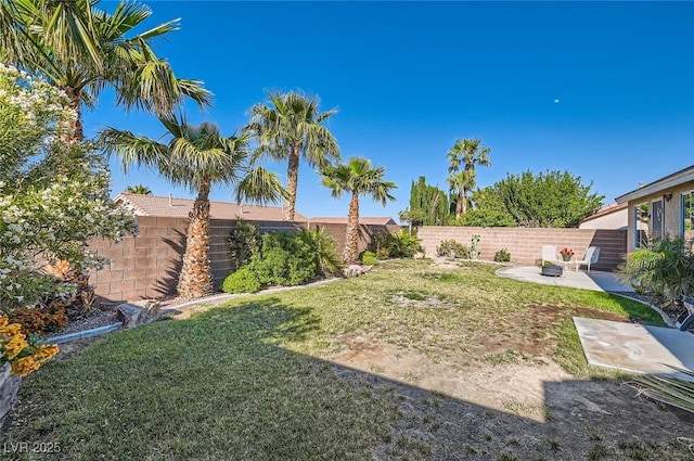 10212 Donald Weese Ct, Las Vegas, NV 89129 - view of yard with a patio area