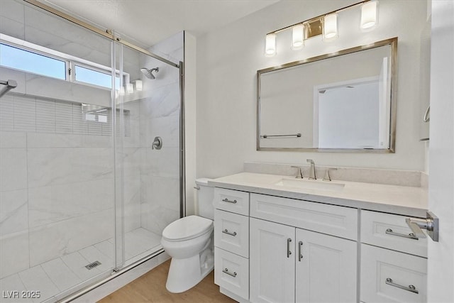 9552 Gold Bank Dr, Las Vegas, NV 89134 - full bathroom with vanity and a stall shower