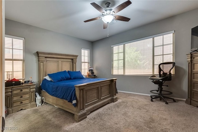253 Kindly Way, Henderson, NV 89011 - carpeted bedroom with baseboards and ceiling fan