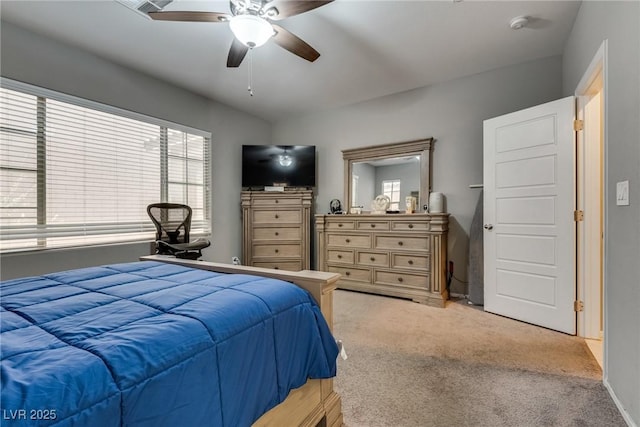 253 Kindly Way, Henderson, NV 89011 - carpeted bedroom with a ceiling fan
