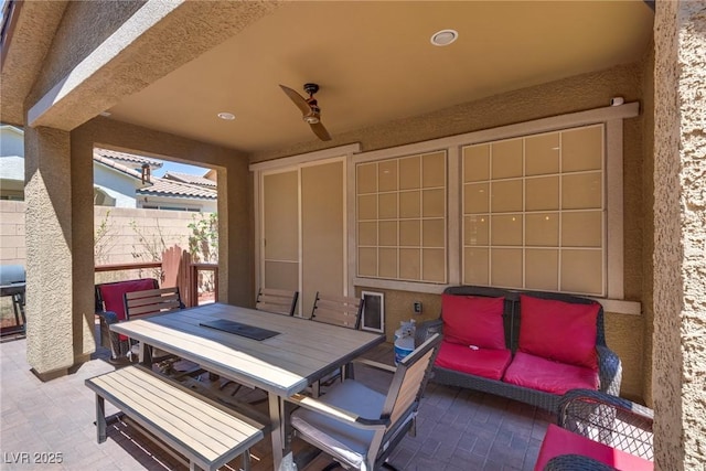 253 Kindly Way, Henderson, NV 89011 - view of patio / terrace with outdoor dining space