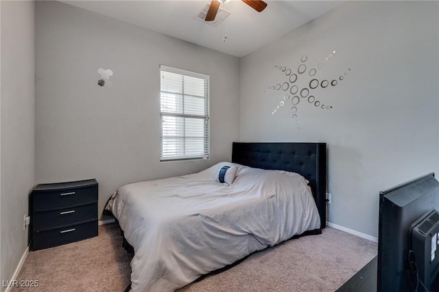 253 Kindly Way, Henderson, NV 89011 - carpeted bedroom with baseboards and a ceiling fan
