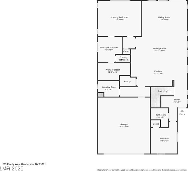 253 Kindly Way, Henderson, NV 89011 - room layout
