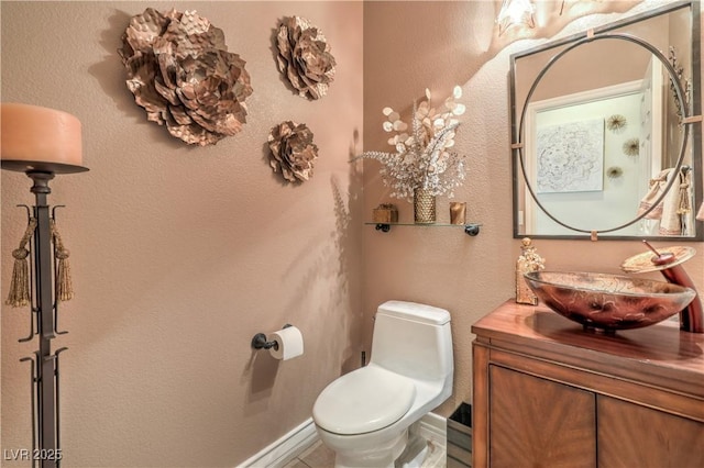 4419 Via Bianca Ave, Las Vegas, NV 89141 - half bath with toilet, vanity, and baseboards