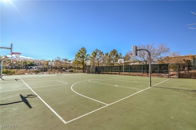 4419 Via Bianca Ave, Las Vegas, NV 89141 - view of sport court featuring fence and community basketball court