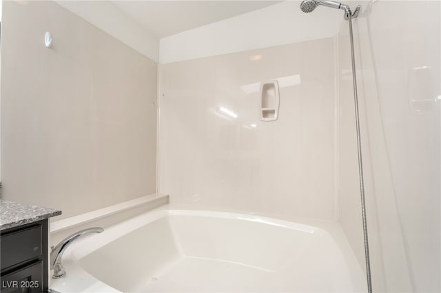 611 Bass Dr Unit C, Henderson, NV 89014 - bathroom with a tub, vanity, and a shower