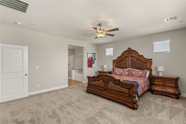 5449 Hickory Tree St, Las Vegas, NV 89149 - bedroom with carpet floors, baseboards, and a ceiling fan