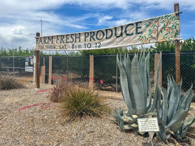 exterior view of fence