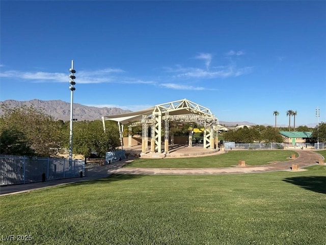 surrounding community featuring a mountain view