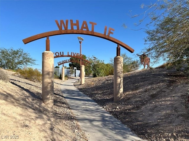 view of community