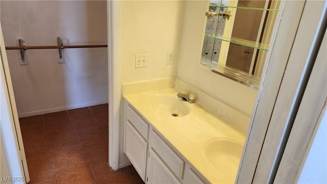 4285 El Como Way, Las Vegas, NV 89121 - bathroom featuring double vanity and tile patterned floors