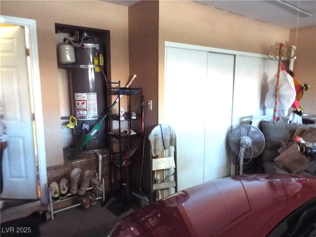 3954 Saddlewood Ct, Las Vegas, NV 89121 - interior space with water heater