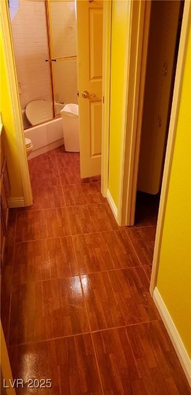 3954 Saddlewood Ct, Las Vegas, NV 89121 - hallway with baseboards