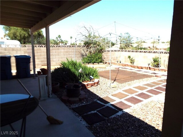 3954 Saddlewood Ct, Las Vegas, NV 89121 - view of patio / terrace featuring fence