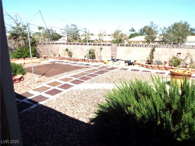 3954 Saddlewood Ct, Las Vegas, NV 89121 - view of yard with fence and a patio area