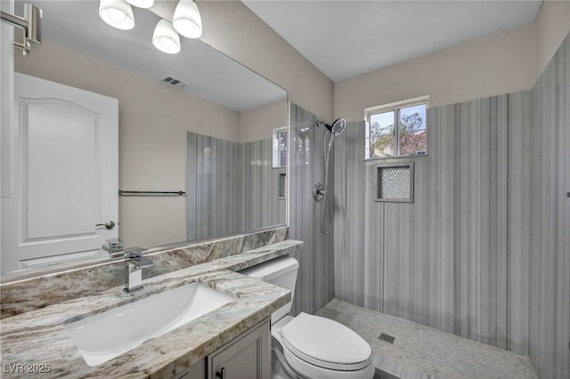 2124 Rising Mist St, Las Vegas, NV 89134 - bathroom with a walk in shower and vanity